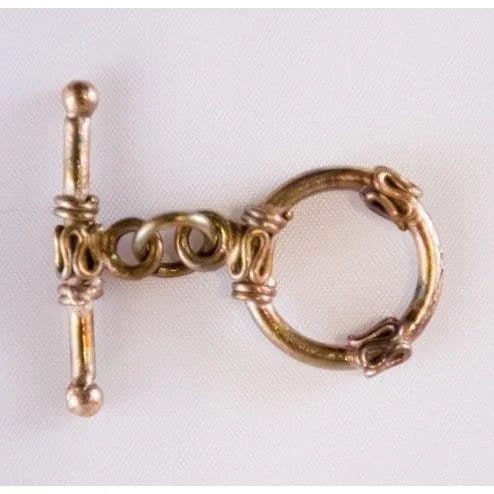 Antiqued Copper Round Toggle