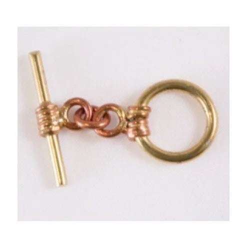 Solid Copper and Brass Round Toggle