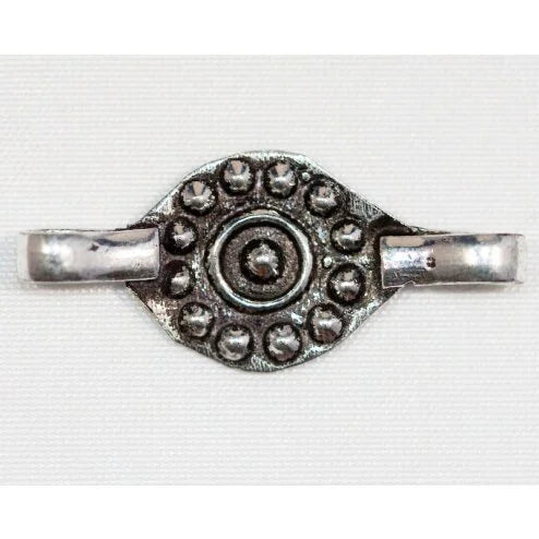 25mm Silver-Filled Medallion Link