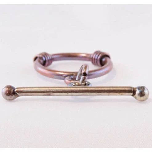 Round Solid Copper Toggle