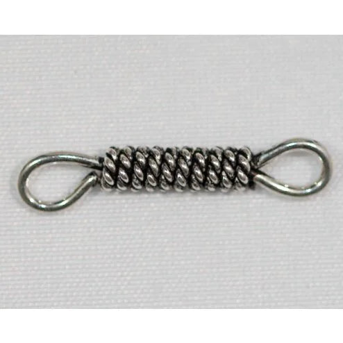 21mm Silver-Filled Rope Link