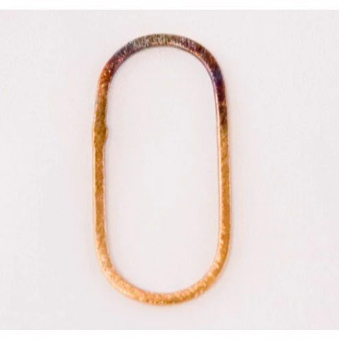 40mm Antiqued 24k Gold Plated Over Solid Copper Link