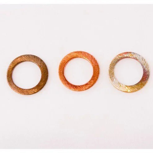 20mm Rainbow Copper Brushed Link