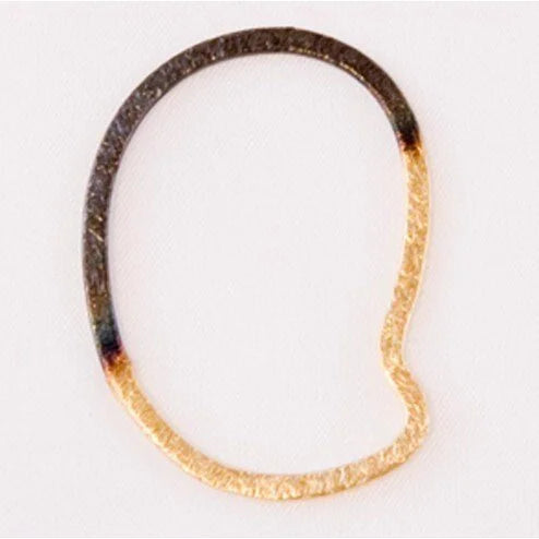 34mm 24k Gold and Rhodium Plated Link