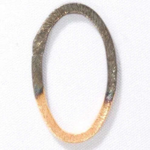 24mm 24k Gold and Rhodium Plated Link