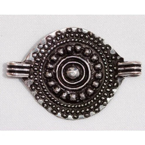 32mm Silver-Filled Medallion Link
