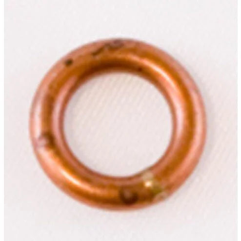 Fire Torched Soldered 12 Gauge Copper Jump Rings - 10mm