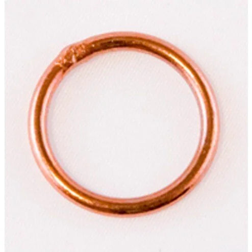 Fire Torched Soldered 12 Gauge Copper Jump Rings - 20mm