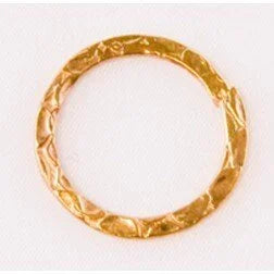 20mm 24k Gold Plated Snakeskin Textured Link