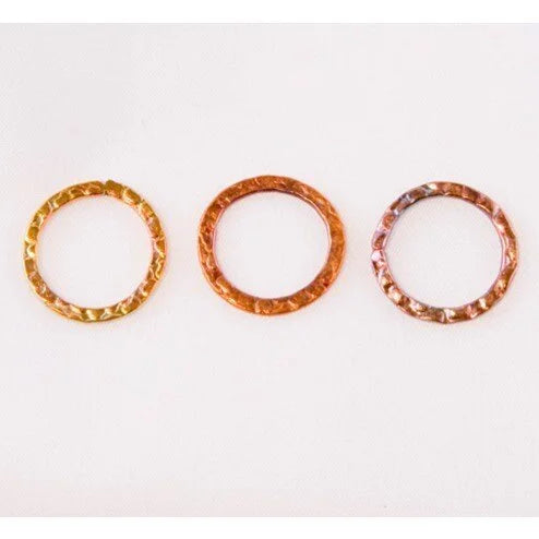 17mm Rainbow Copper Round Link