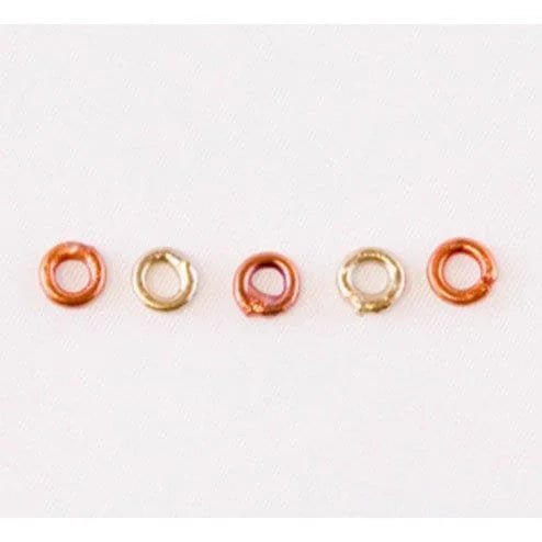 Fire Torched Soldered 14 Gauge Copper Jump Rings - 5mm