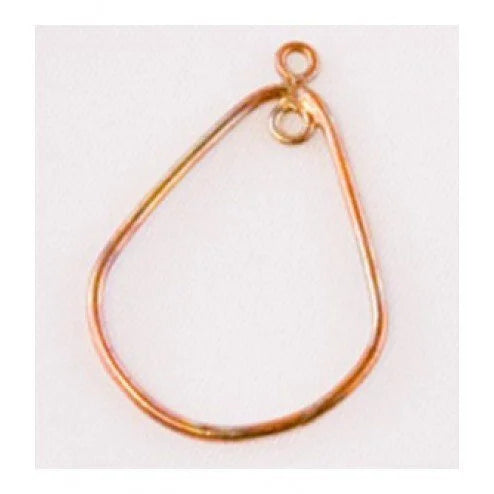 23mm Rainbow Copper Earring Finding