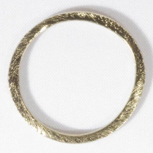 24mm Green Gold Plated Round Link