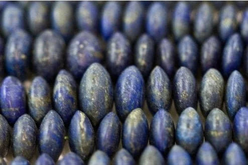 Natural Authentic Afghan Lapis Rondelle Beads- High Quality