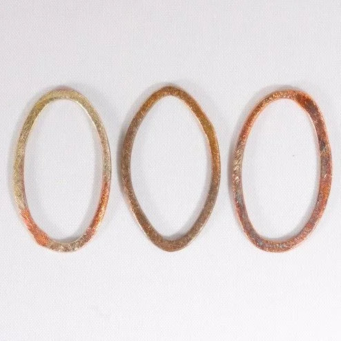 30mm Rainbow Copper Oval Link