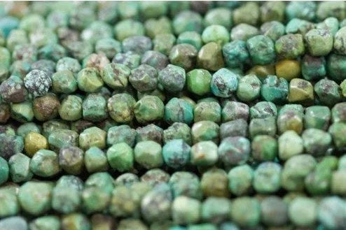 Natural Green Turquoise Round Nuggets - High Quality