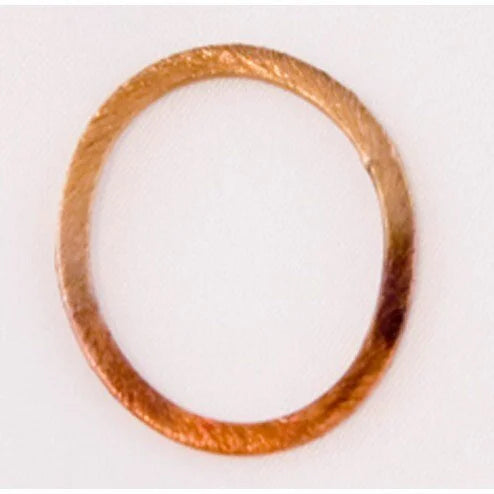 26mm Antiqued 24k Gold Plated Over Solid Copper Link