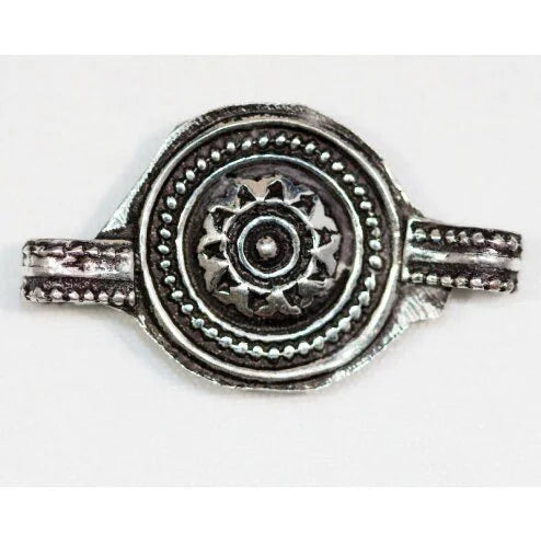 28.5mm Silver-Filled Medallion Link