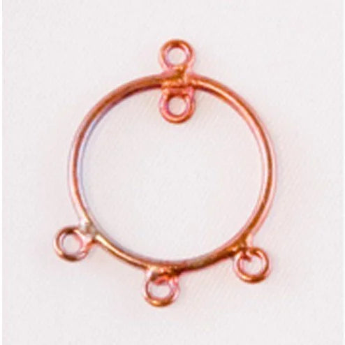 21mm Rainbow Copper Earring Finding