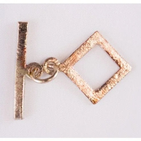 Brushed Square/Diamond Solid Copper Toggle
