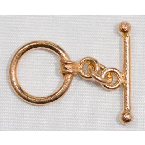 24k Gold Plated Simple Toggle Clasp
