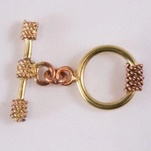 Copper and Brass Round Toggle