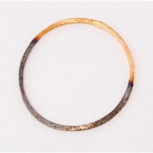 40mm 24k Gold and Rhodium Plated Over Solid Copper Link