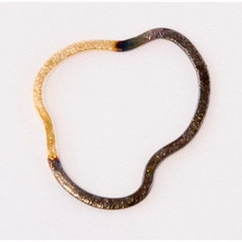 32mm 24k Gold and Rhodium Plated Over Copper Link