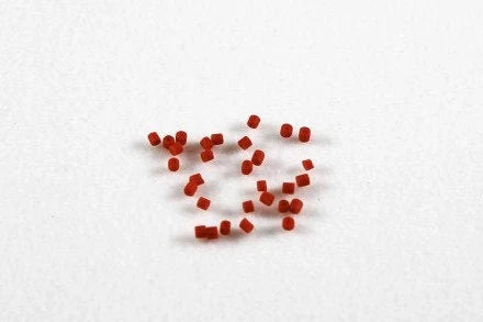 High Quality Dyed Coral Heishi Tube- Seed Beads