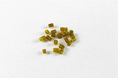 Chartreuse Afghan Jade Heishi- Seed Beads