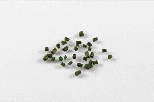 High Quality Evergreen Afghan Jade Heishi Tube Seed Beads