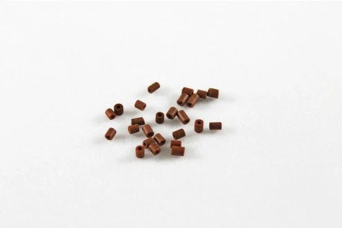 High Quality Natural Brown Onyx Heishi Tube- Seed Beads
