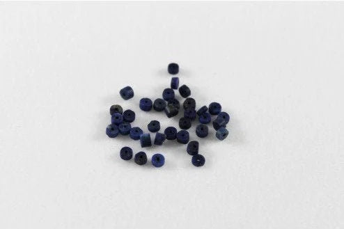 Authentic 100% Natural Afghan Lapis Heishi Tube Seed Beads